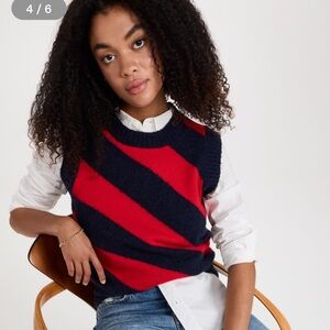 Clare V Franc Sweater Vest ❤️💙
